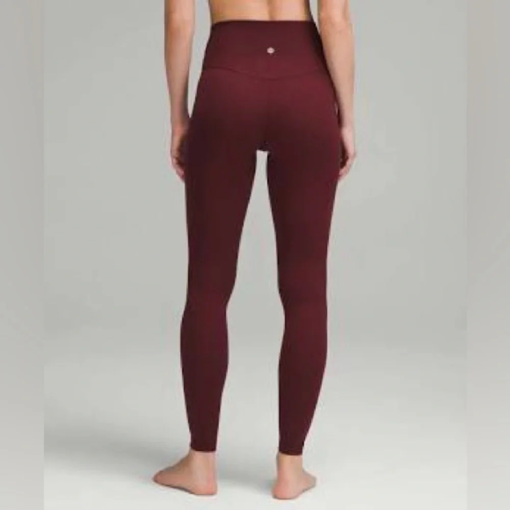 Lululemon Maroon / Burgundy Align 28” Leggings - Picture 5 of 5